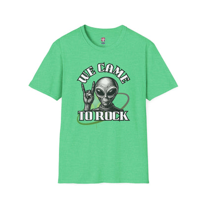 Alien Metal - We Came to Rock - Unisex Softstyle T-Shirt