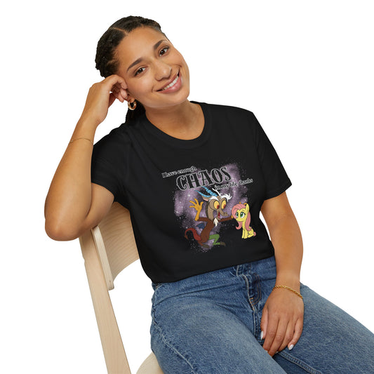 My Little Pony Discord and Fluttershy - Unisex Softstyle T-Shirt
