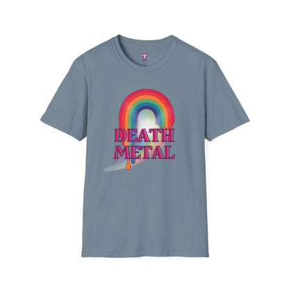 Rainbow Death Metal - Unisex Softstyle T-Shirt