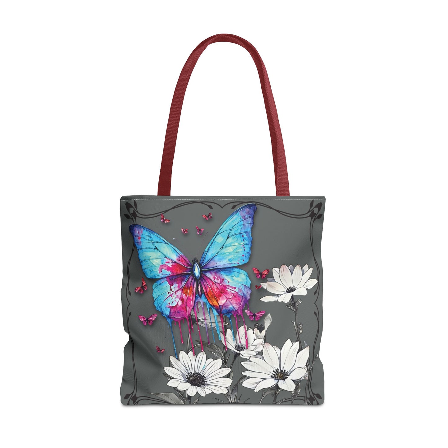 Painted Butterfly in Black and White Tote Bag