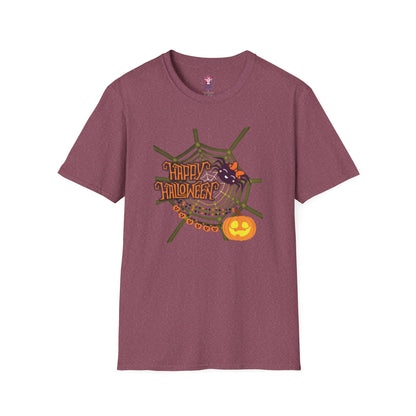 Halloween Cute Spiderweb - Unisex Softstyle T-Shirt