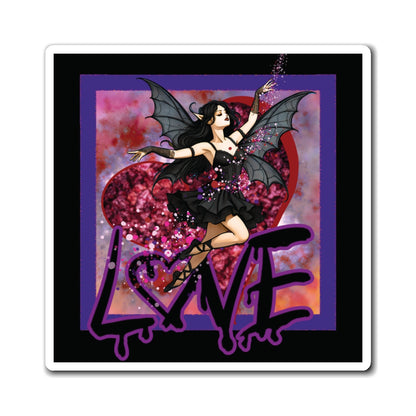 Gothic Fairy Love Magnet - Witchy Home Decor