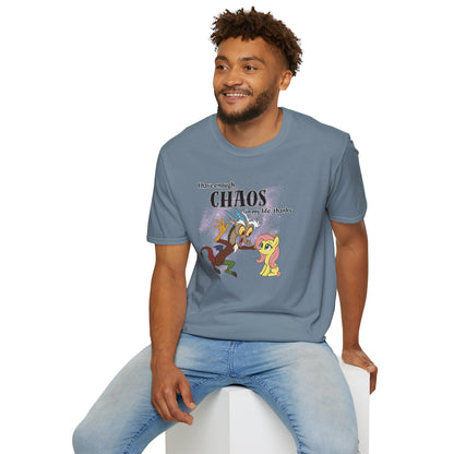 My Little Pony Discord and Fluttershy - Unisex Softstyle T-Shirt