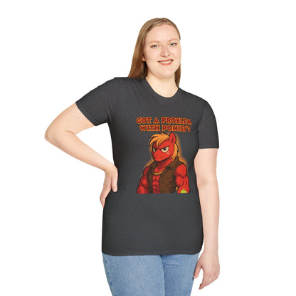 My Little Pony Masculine Big Mac - Pony Problem - Unisex Softstyle T-Shirt