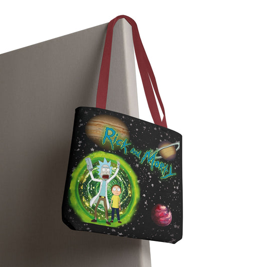 Rick & Morty Custom Adventure Tote Bag