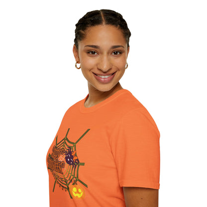 Halloween Cute Spiderweb - Unisex Softstyle T-Shirt