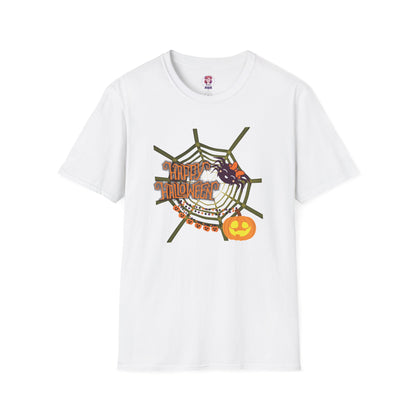 Halloween Cute Spiderweb - Unisex Softstyle T-Shirt