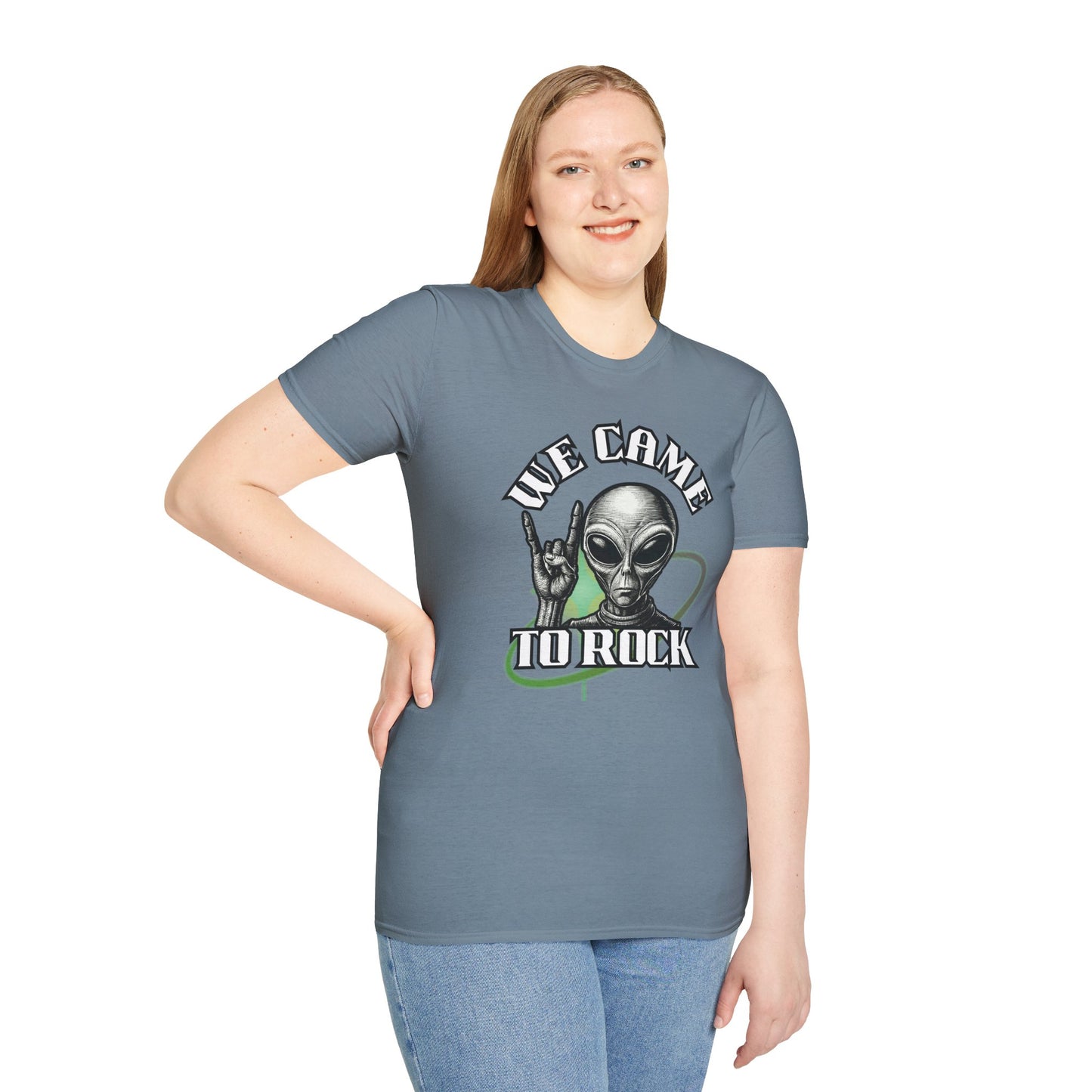 Alien Metal - We Came to Rock - Unisex Softstyle T-Shirt