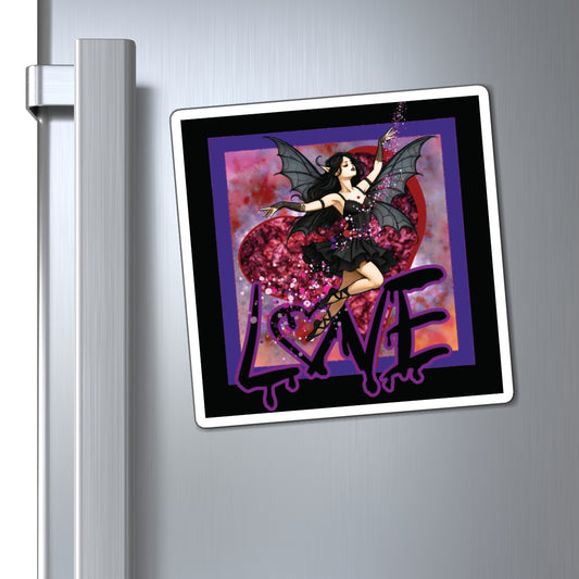 Gothic Fairy Love Magnet - Witchy Home Decor