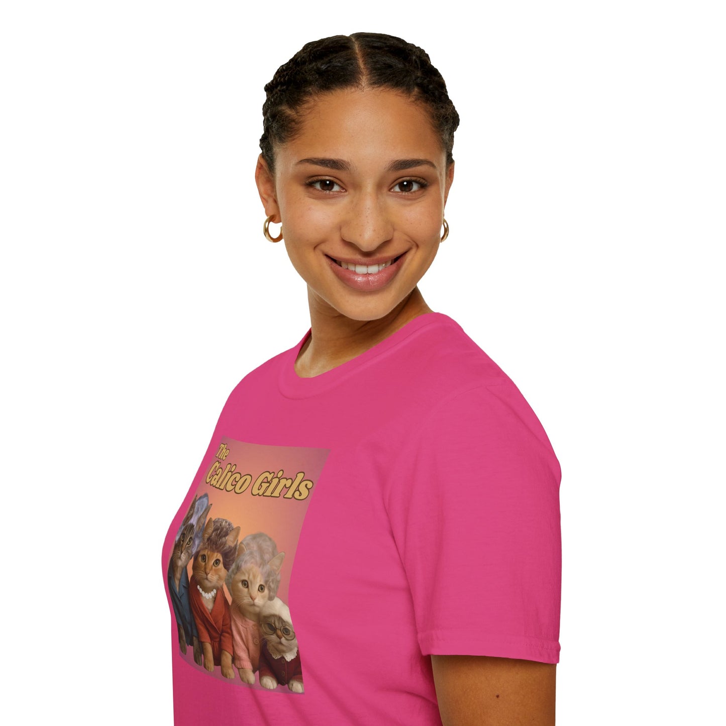 The Calico Girls cute kittens - Unisex Softstyle T-Shirt