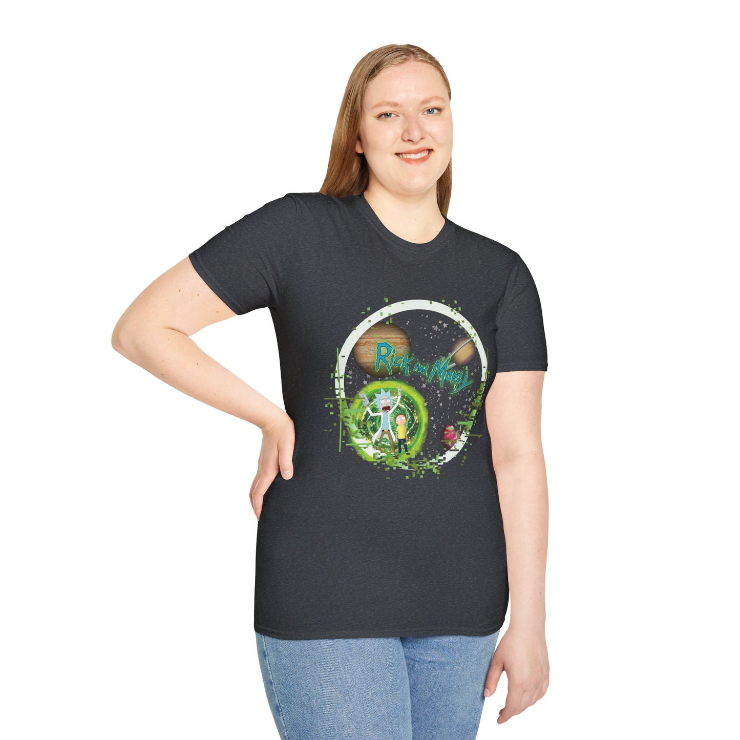Rick & Morty Broken Space - Unisex Softstyle T-Shirt
