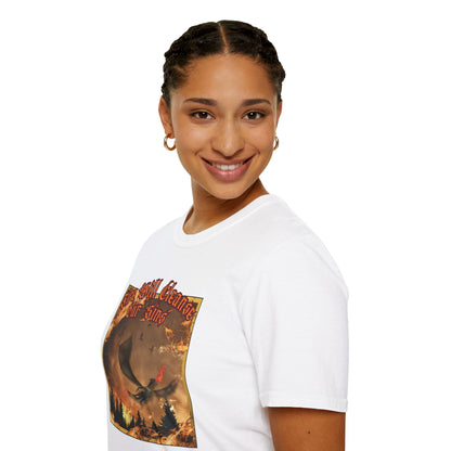 Dragon Attacking - Fire Will Cleanse Our Sins - Unisex Softstyle T-Shirt