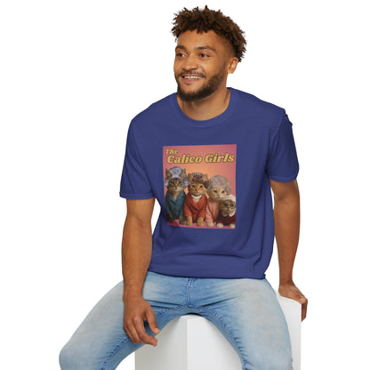 The Calico Girls cute kittens - Unisex Softstyle T-Shirt