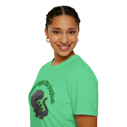 Alien Cute Xenomorph I'm Perfect - Unisex Softstyle T-Shirt