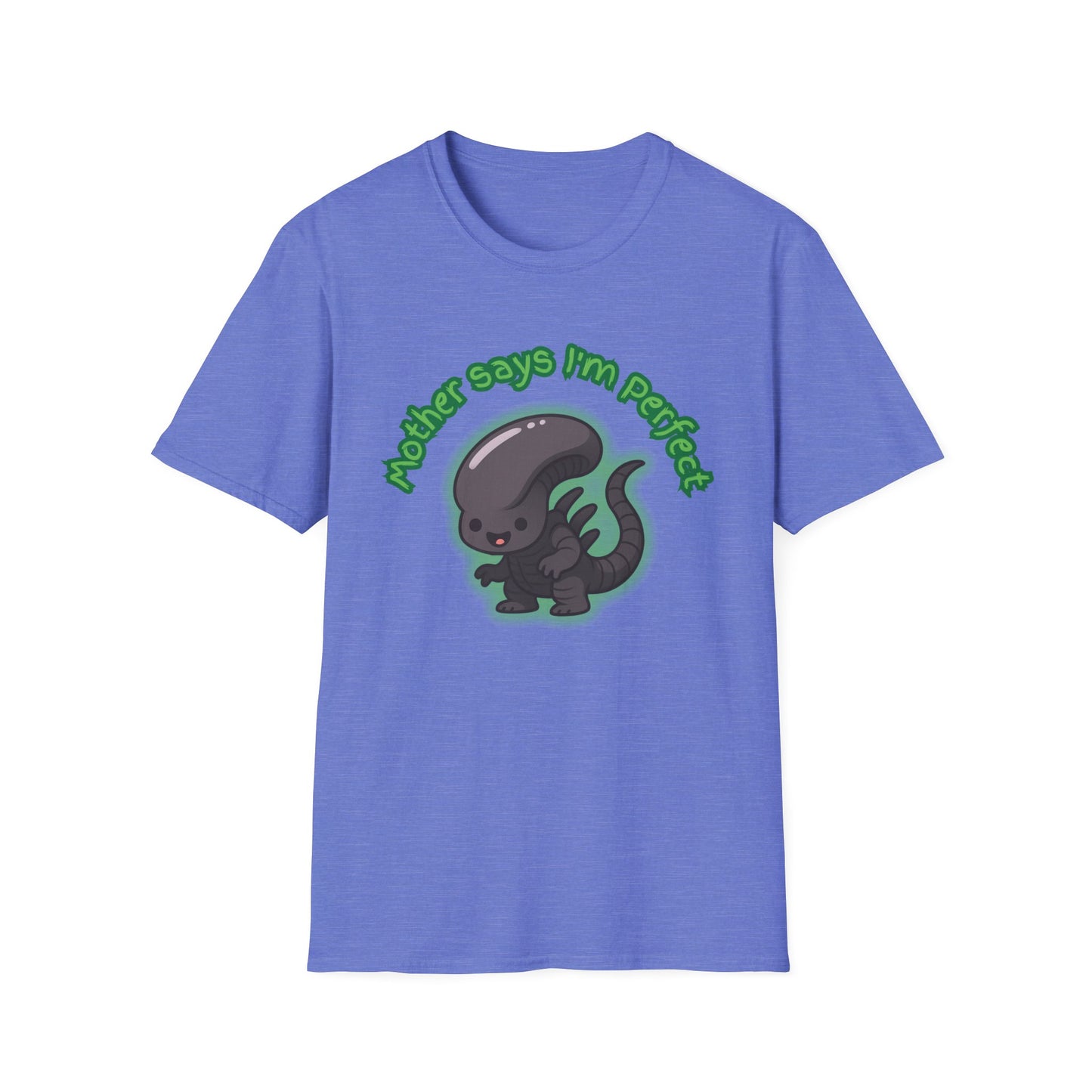 Alien Cute Xenomorph I'm Perfect - Unisex Softstyle T-Shirt