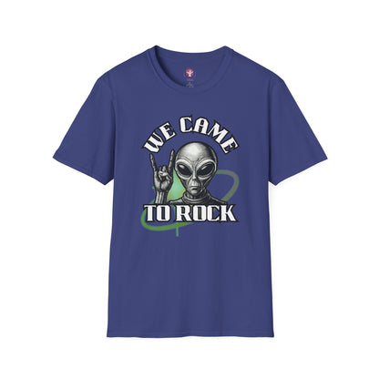 Alien Metal - We Came to Rock - Unisex Softstyle T-Shirt