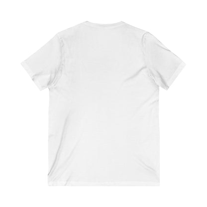 Retro V-Neck Tee with 'Golden Life' Design, Unisex Casual Shirt, Vintage Style, Perfect for Parties, Gift for Music Lovers
