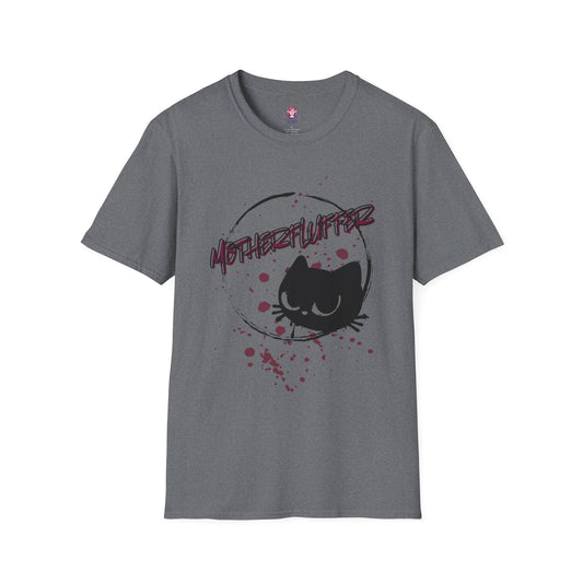 Motherfluffer Color Cat - Unisex Softstyle T-Shirt