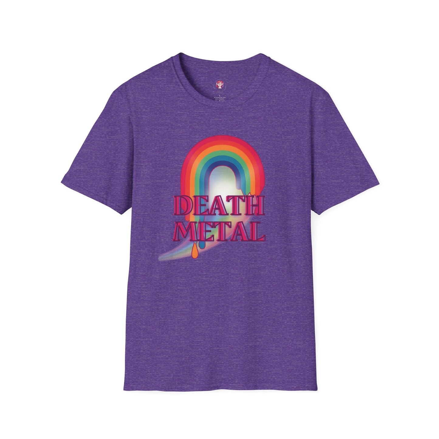 Rainbow Death Metal - Unisex Softstyle T-Shirt