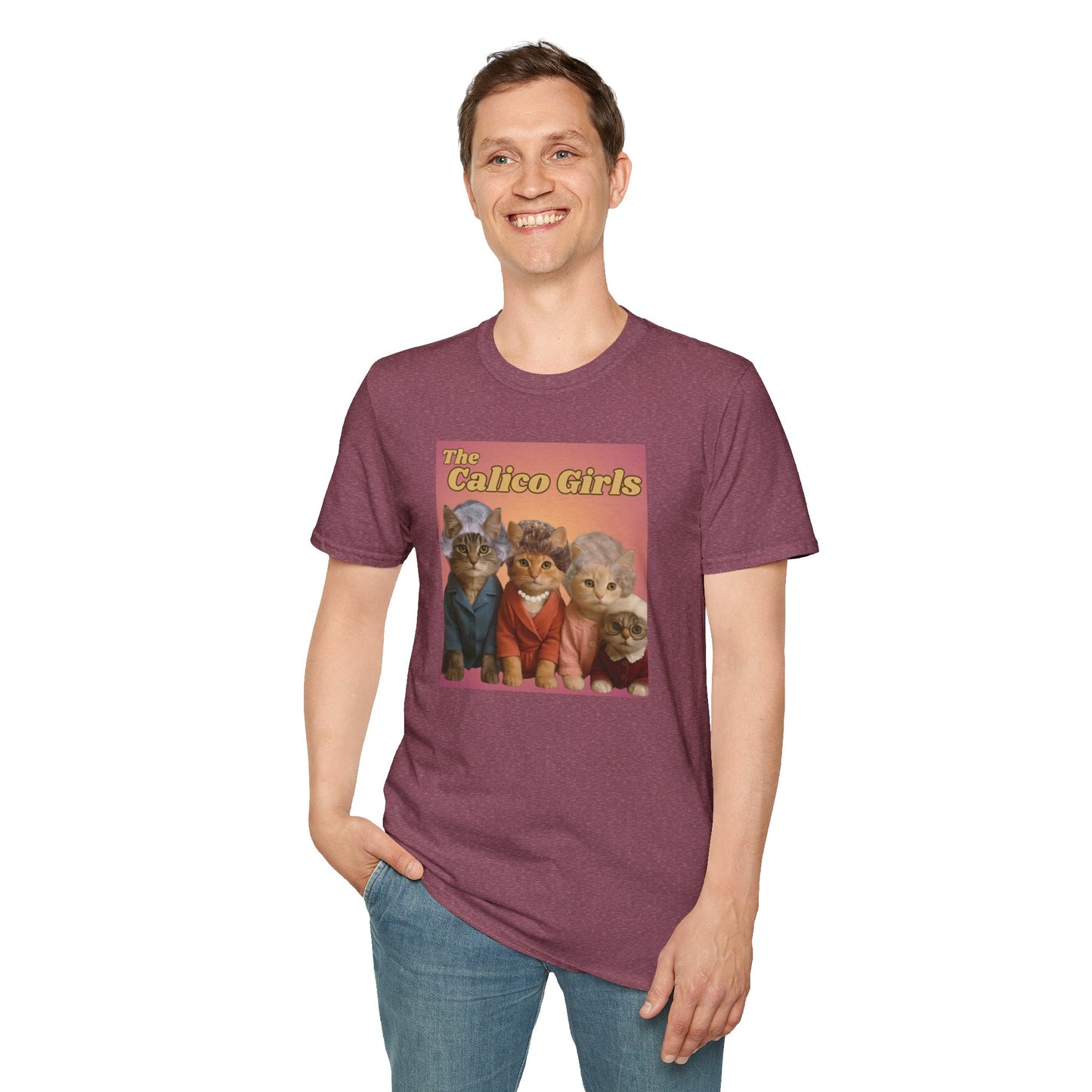 The Calico Girls cute kittens - Unisex Softstyle T-Shirt