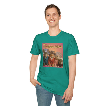 The Calico Girls cute kittens - Unisex Softstyle T-Shirt