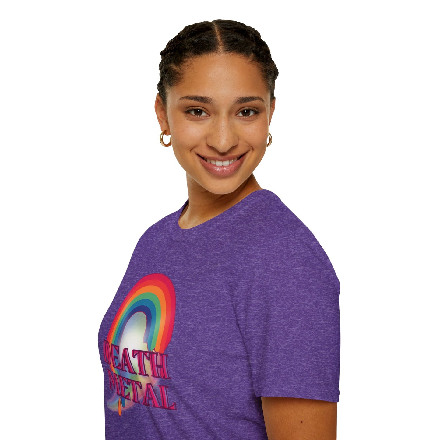 Rainbow Death Metal - Unisex Softstyle T-Shirt