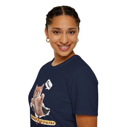 Cute Kitten ChestPurrster Pun - Unisex Softstyle T-Shirt