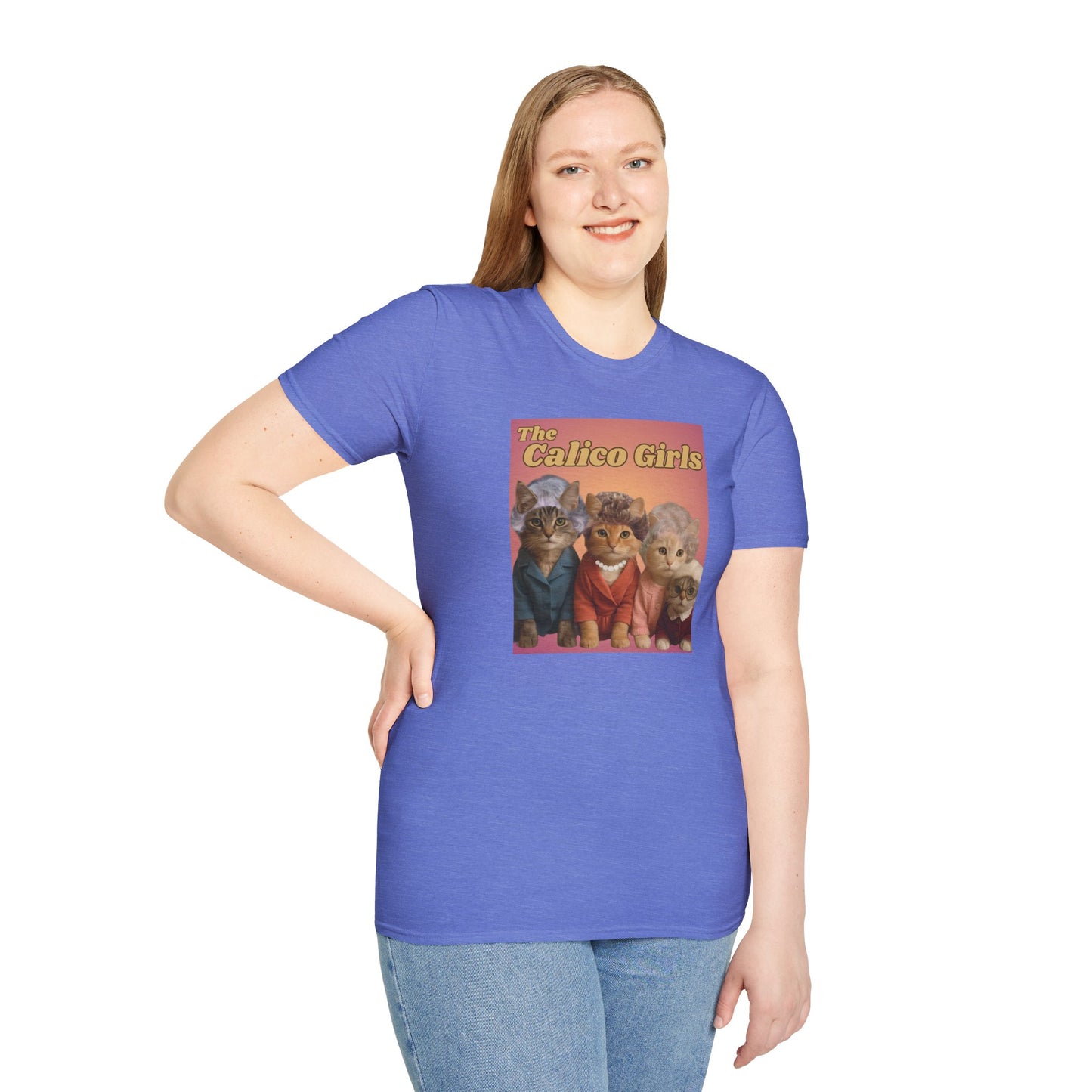 The Calico Girls cute kittens - Unisex Softstyle T-Shirt