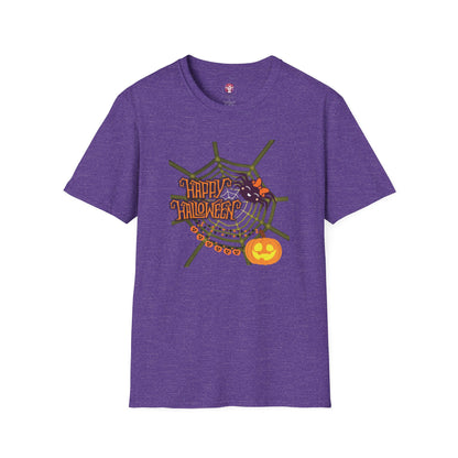 Halloween Cute Spiderweb - Unisex Softstyle T-Shirt