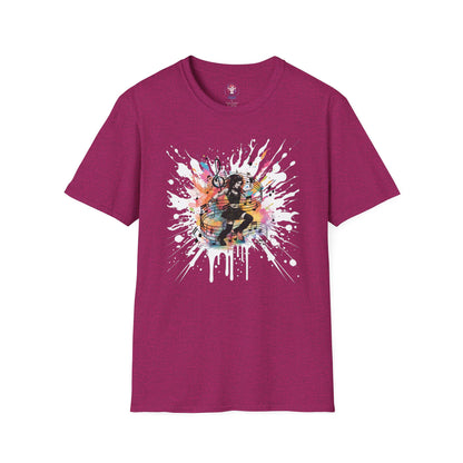 Colorful Music Brings Life Punk Dancer - Unisex Softstyle T-Shirt