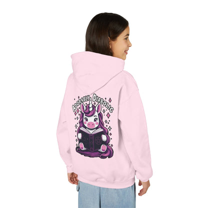 Adorably Diabolic Unicorn Magic - Youth Heavy Blend Hooded Sweatshirt