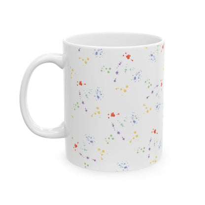 Color Artistic Music Inspired Ceramic Mug | Perfect Gift for Musicians, Coffee Lovers, Art Enthusiasts
