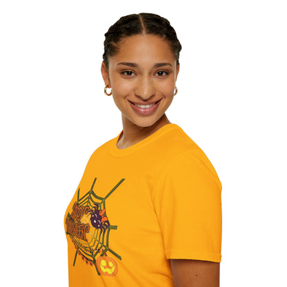 Halloween Cute Spiderweb - Unisex Softstyle T-Shirt