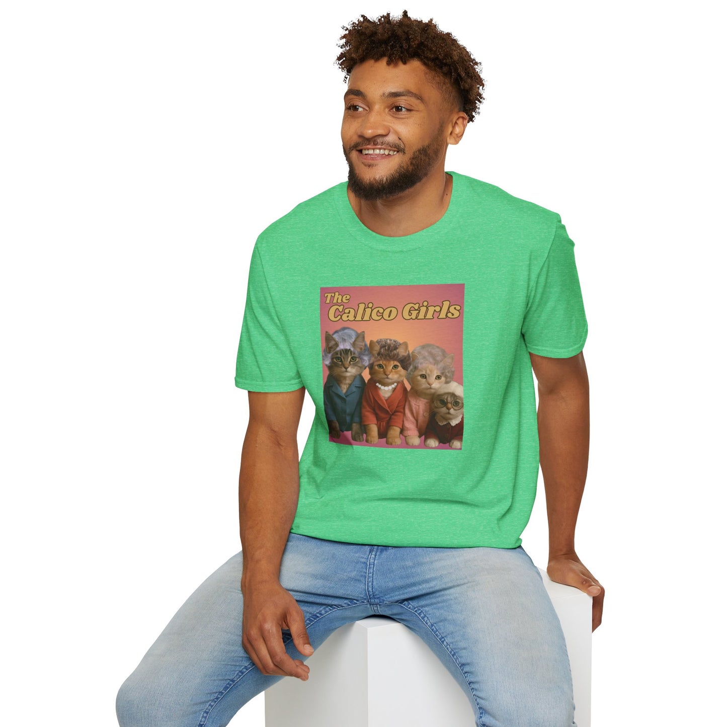The Calico Girls cute kittens - Unisex Softstyle T-Shirt