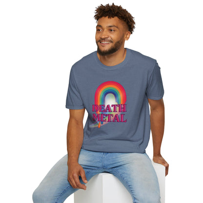 Rainbow Death Metal - Unisex Softstyle T-Shirt