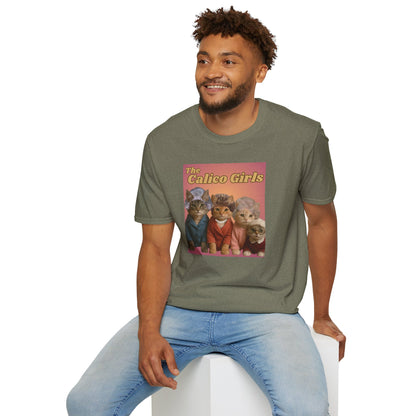 The Calico Girls cute kittens - Unisex Softstyle T-Shirt