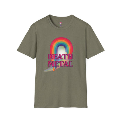 Rainbow Death Metal - Unisex Softstyle T-Shirt