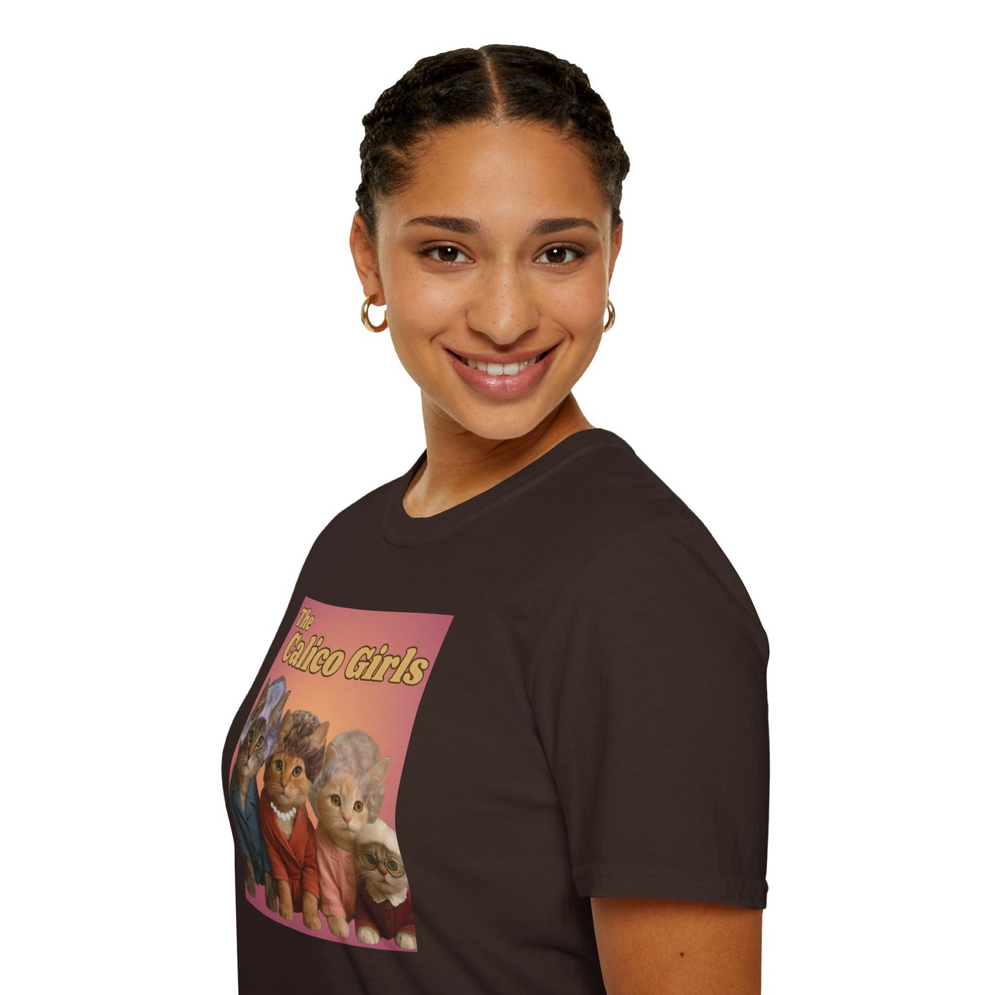 The Calico Girls cute kittens - Unisex Softstyle T-Shirt