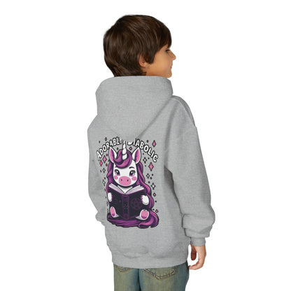Adorably Diabolic Unicorn Magic - Youth Heavy Blend Hooded Sweatshirt