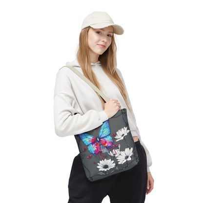 Painted Butterfly in Black and White Tote Bag