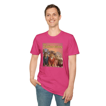 The Calico Girls cute kittens - Unisex Softstyle T-Shirt