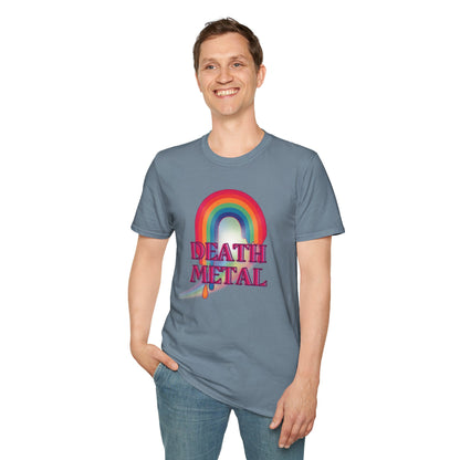 Rainbow Death Metal - Unisex Softstyle T-Shirt