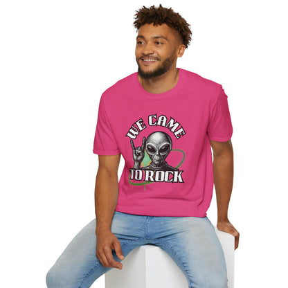 Alien Metal - We Came to Rock - Unisex Softstyle T-Shirt
