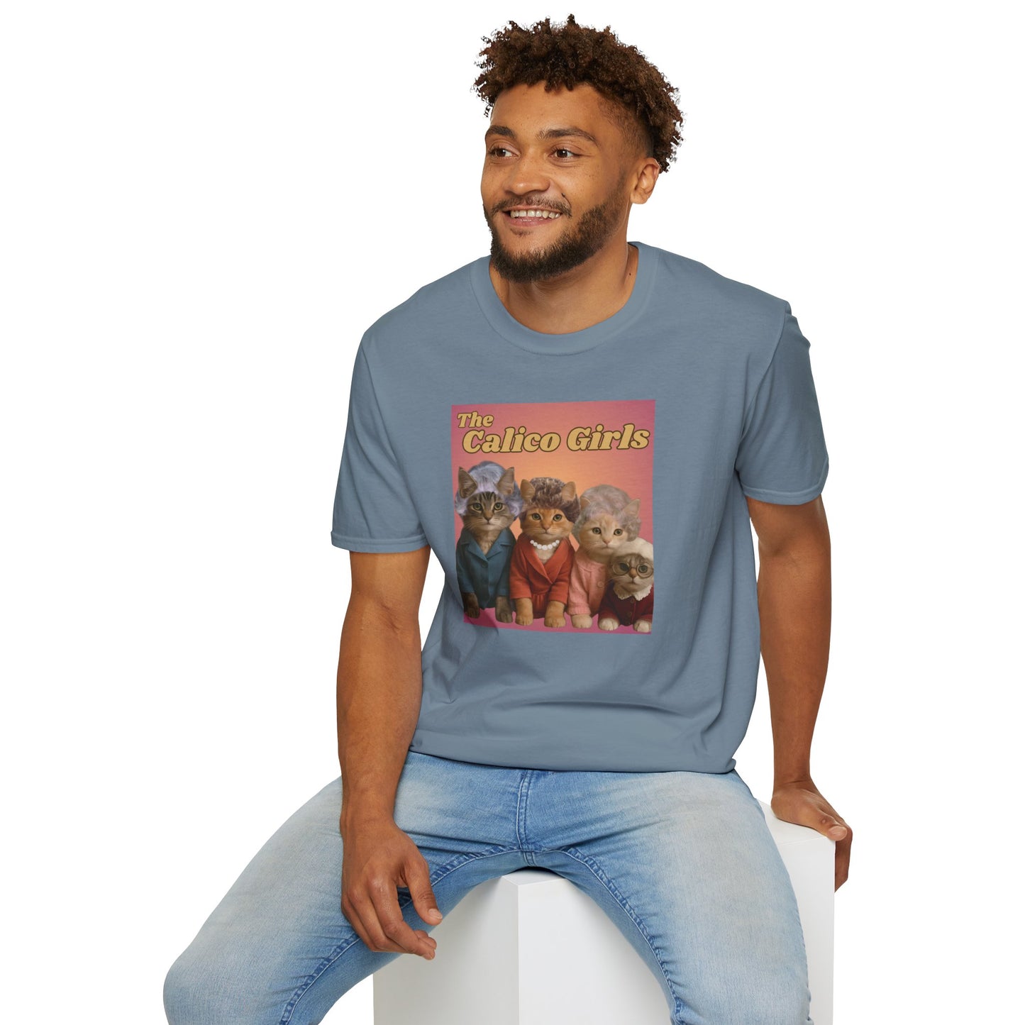 The Calico Girls cute kittens - Unisex Softstyle T-Shirt