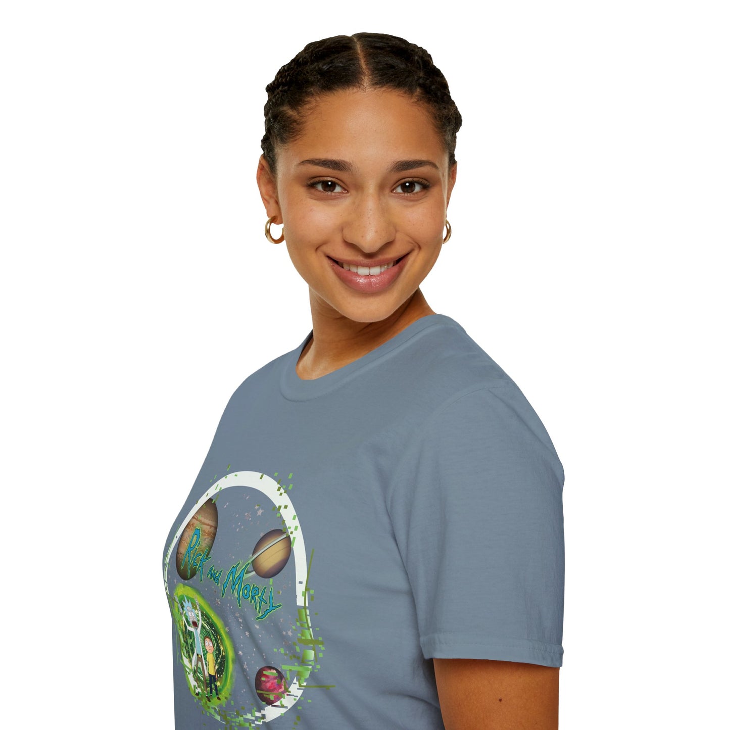 Rick & Morty Broken Space - Unisex Softstyle T-Shirt