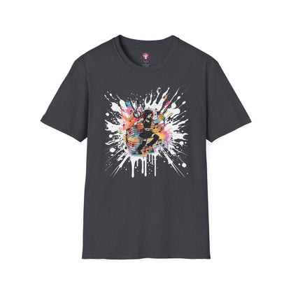 Colorful Music Brings Life Punk Dancer - Unisex Softstyle T-Shirt