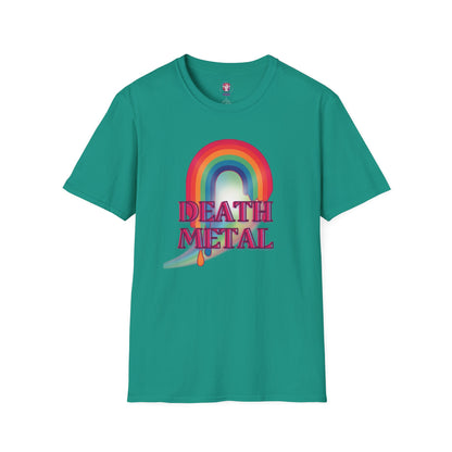 Rainbow Death Metal - Unisex Softstyle T-Shirt