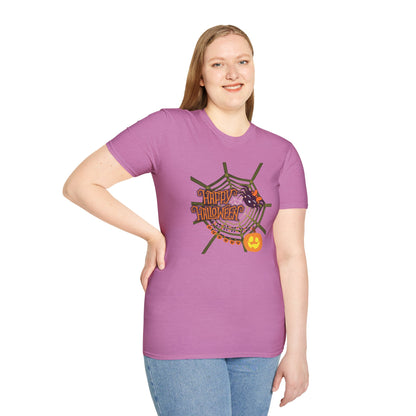 Halloween Cute Spiderweb - Unisex Softstyle T-Shirt