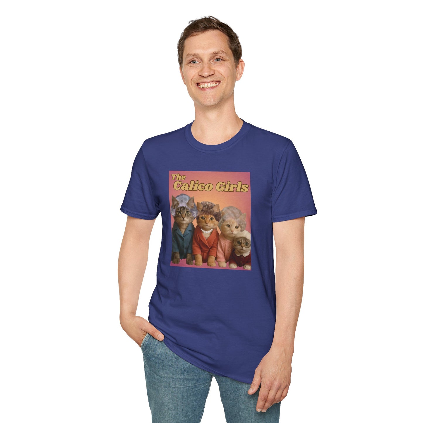 The Calico Girls cute kittens - Unisex Softstyle T-Shirt
