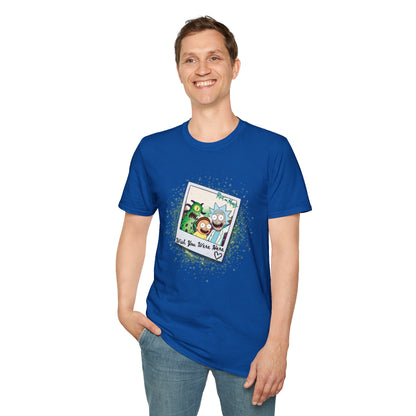 Rick & Morty Polaroid - Wish You Were Here - Unisex Softstyle T-Shirt